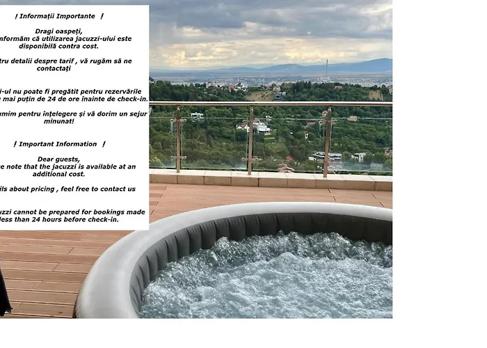 Coroni Cu Jacuzzi Pe Terasa * Брашов